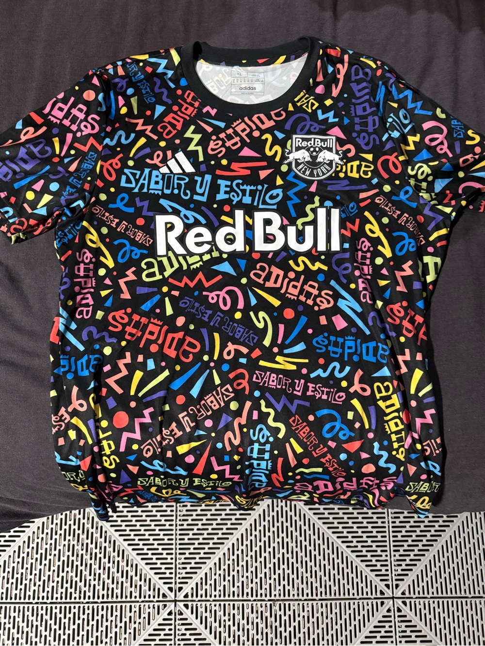 Adidas Men’s New York Red Bulls Hispanic Heritage Pre-Match Kit